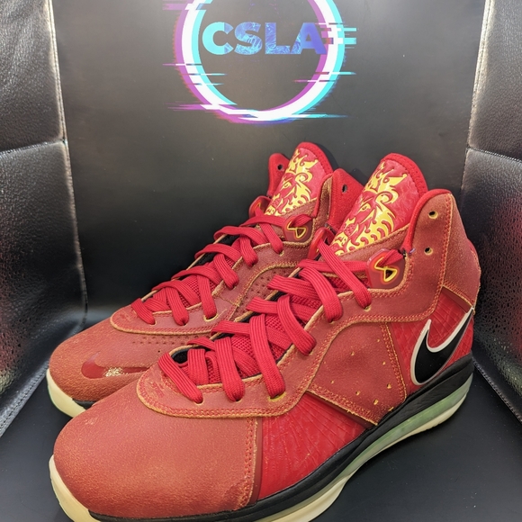 nike lebron 8 gym red